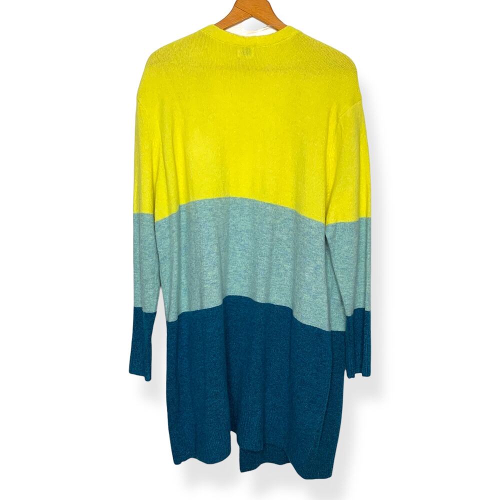 NWOT A New Day women's plus size color block duster length cardigan sweater XXL - Picture 2 of 8